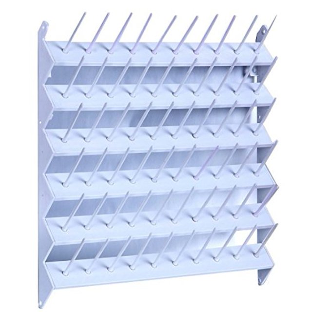 Organizador de hilos Embroidex para 60 bobinas, montaje en pared