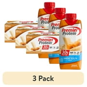 (3 pack) Premier Protein Shake, Caramel, 30g Protein, 11 fl oz, 12 Ct