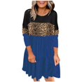 thumbnail image 1 of SZXZYGS Robes pour Femmes Printemps Pâques Mode Femme Décontractée Col Rond Manches Longues Bretelle Dos Ouvert Robe Aguichant à Imprimé 2024, 1 of 2