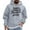 Light Gray, variant on Happy New Year Men's Sports Leisure Long Sleeves with Pocket Hooded Hoodie for Casual Outings, Winter Comfort, and Holiday Celebrations,Black,L