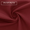 thumbnail image 5 of (4 pack) Nestl Pillow Sham Set of 2, Premium 1800 Series Double Brushed Bed Pillow Cases, Burgundy Red, Euro 26" X 26", 5 of 6