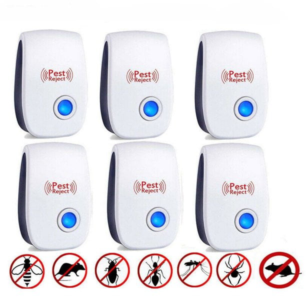 2X Ultrasonic Electronic Anti Mosquito Rat Mice Rodent Pest Bug Control Repeller 