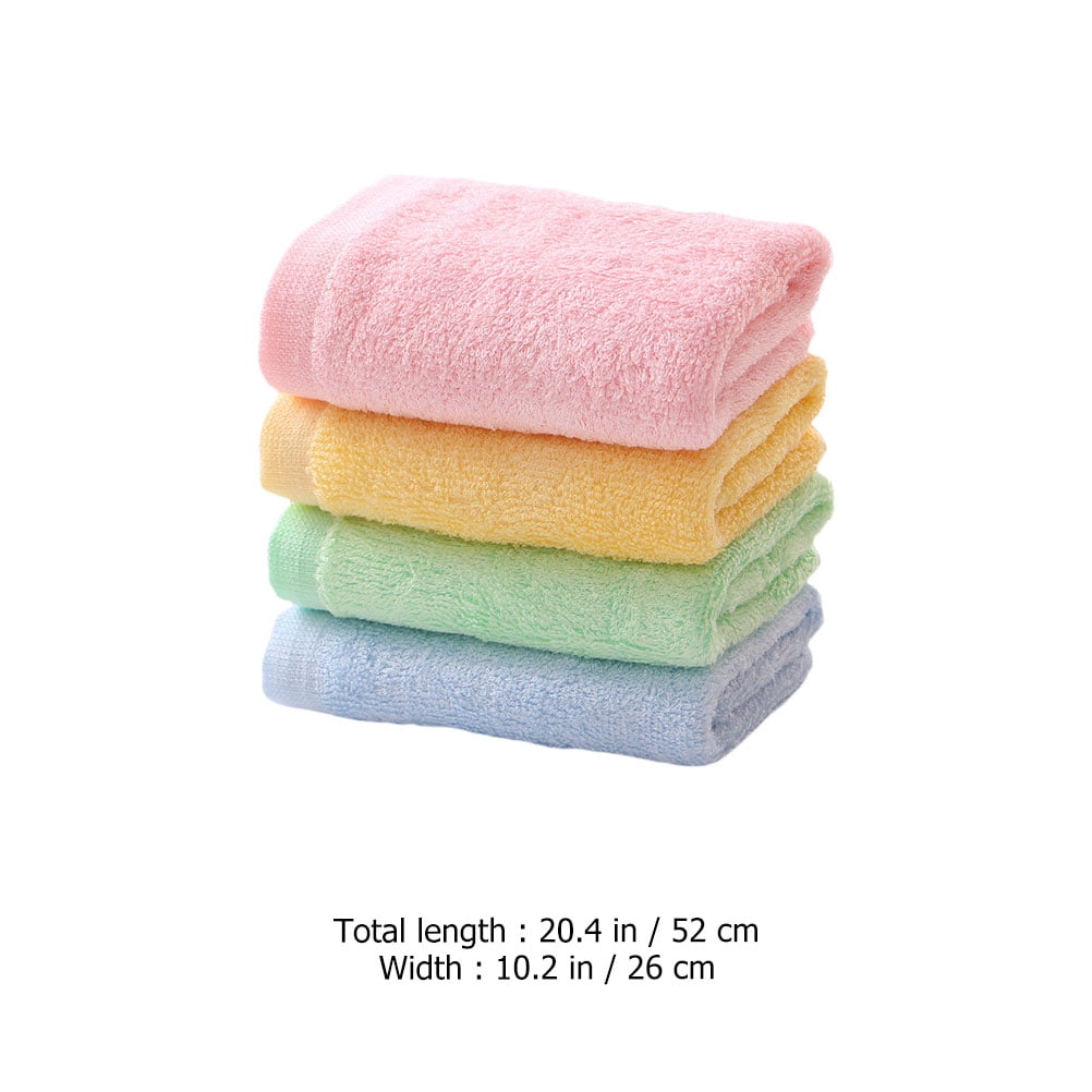 Kids wash cloths 8Pcs Absorbent Towels Face Washing Towels Washcloth