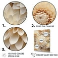thumbnail image 3 of Designart "Muted Colors Adorning A Minimalist Painting Of Mums" Mums Canvas Art Print, 3 of 7