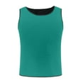 thumbnail image 4 of Elainilye Fashion Workout Bodysuit for Men Sports Sweat Shapewear Tummy Control Body Shaper Vest Tank Top,Green, 4 of 6