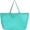 Cyan, variant on Large Canvas Tote Bag - Grocery Bag Foldable Shopping Bag for DIY Art Crafts Painting Embroidery