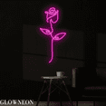 thumbnail image 4 of Glowneon Rose Neon Sign, Abstract Rose Led Sign, Flower Shop Wall Art, 4 of 5