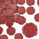 thumbnail image 1 of Pegatinas de sello de cera adhesivas, 25 piezas, sellos de cera autoadhesivos para reloj, pegatinas decorativas para sobres, pegatinas rojas para decoración, sobres de invitación de boda,, 1 of 8