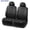 Black, variant on Skechers Seat Covers Contour Foam Cozy Fit, Diamond Quilted Seat Covers, Leather Car Seat Covers, Universal Fit, Airbag Compatible for Cars, SUVs and Trucks,Black Front Seats