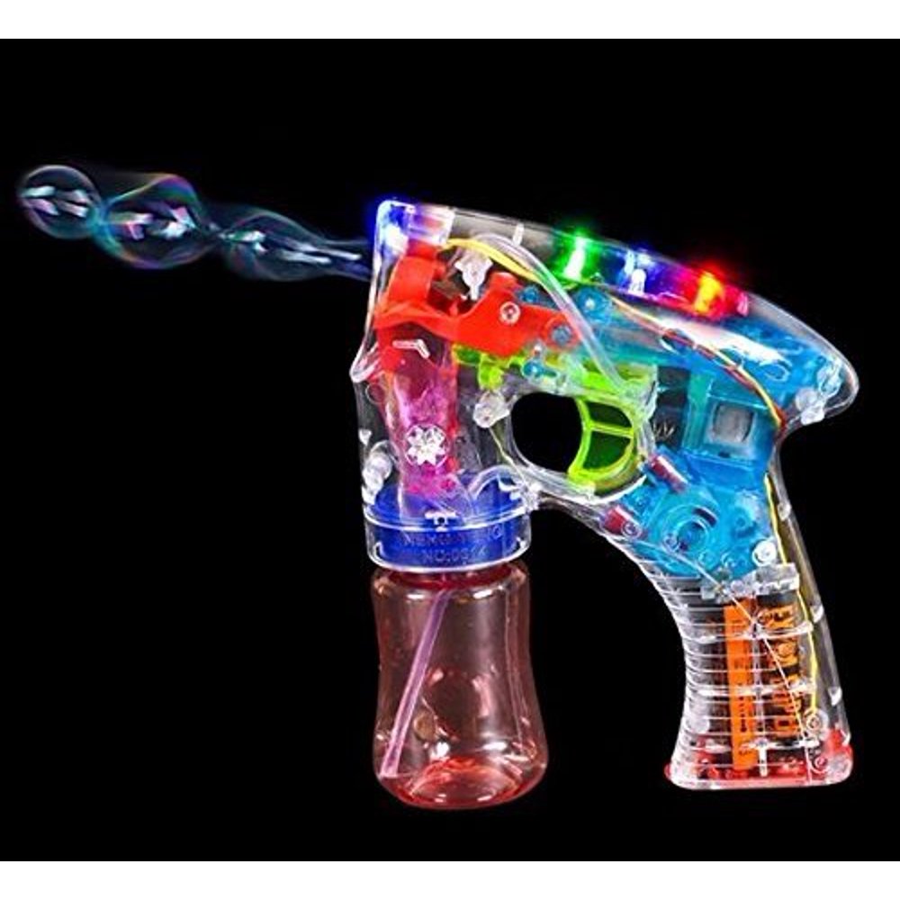 kicko bubble blower machine 1 lightup bubble gun blaster led toy