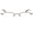 Latte, variant on Womens Optical Eyewear - Rectangle Shape, Metal Half Rim, Latte