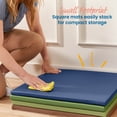 thumbnail image 4 of ECR4Kids SoftZone Play Patch Activity Mat Squares, Modular Playmat, Earthtone, 4-Pack, 4 of 9