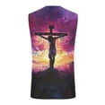 thumbnail image 4 of Summer Tank Tops for Men 2026 Cross Graphic Muscle Sleeveless Tank Tops Cut Off T Shirts Workout Gym Tee Shirts S, 4 of 4