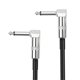 thumbnail image 4 of 5 Packs Guitar Effect Pedal Flat Patch Cables 6 Inch Length with 1/4 Inch Right Angle Connectors Patch Cable, 4 of 5