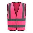 thumbnail image 2 of Chaleco de Seguridad Reflectante de Alta Visibilidad AYKRM Rosa XS-8XL, 2 of 5