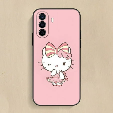 wangyu Sanrio Hello Kitty Phone Case For Huawei Psmart Z P30 P50 P40 P10 P20 P9 Pro Plus P8 2022 Nova 8I 8 8SE Shockproof Cover