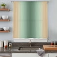 thumbnail image 5 of Sage Green Yellow Ombre Sheer Curtains 72 Inches Long, Farmhouse Modern Gradient Art Light Filering Curtains, Breathable Simi Curtain Privacy Drapes for Living Room Bedroom Window Treatment, 5 of 9