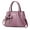Purple, variant on Classic European and American Fashion Middle Aged Mother Handbag Genuine Leather Purses Handbags for Women Vintage Handmade Real Leather Shoulder Bag Crossbody Satchel Purse with Strap
