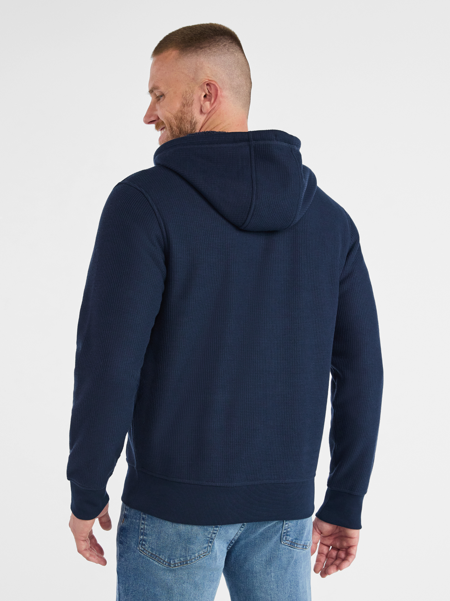 George Men's High Pile Fleece Thermal Hoodie, Sizes S-3XL