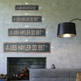 thumbnail image 2 of USS HAYLER DD 997 Vintage Plastic Street Sign us navy ship veteran sailor gift | Indoor/Outdoor | 30" Wide, 2 of 4