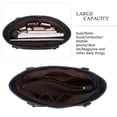 thumbnail image 5 of KL928 Tote Bag for Women Multi Pockets Leather Purse Large Handbags with Adjustable Straps, 5 of 7