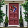 thumbnail image 5 of Pedty Spring Wreaths,Wreath for Front Door,4Th of July Wreaths for Front Door Patriotic Wreath Independence Day American Flag Home Porch Indoor Outdoor Decoration,Independence Day Hanging Decoration, 5 of 8