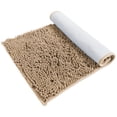 thumbnail image 2 of Hitime Soft Chenille Bath Rug Mat 16" x 24" Quick Dry Machine Washable Bathroom Runner - Ultra Absorbent Non-Slip Backing - Beige, 2 of 11