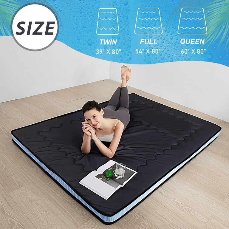 SOPAT 3 Inch Memory Foam Mattress Topper King Size,7-Zone High Density  Cooling Gel-Infused Mattress Pad,with Removable & Washable Bamboo Fiber  Cover 
