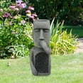 thumbnail image 7 of Clearance Sales! New! Gardening Ornaments, Aurlik Garden Look and Hear Easter Resin Ornaments Led Courtyard Home Design Easter Island Decoration, 7 of 7