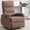 Brown, variant on 360° Swivel Recliner Rocking Chairs for Small Spaces, Adjustable Recliner Chairs, A Recliner with Side Pockets, Small Rocker Recliner for Living Room, Bedroom, Recliner Chair for Adults
