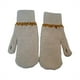 thumbnail image 2 of Guantes de mujer de color sólido a prueba de frío, sin dedos, cálidos, de punto, mitones para mujer, 2 of 3