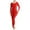 Red, variant on cfhntfmh Thermal Sets for Women Soft Stretch Crewneck Long Sleeve Tunic Tops Slim Warm Pajama Bottoms Sleepwear Cold Weather