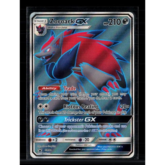 2017 Shining Legends Zoroark GX FA Holo Black Star Promo SM84 English Pokemon Card