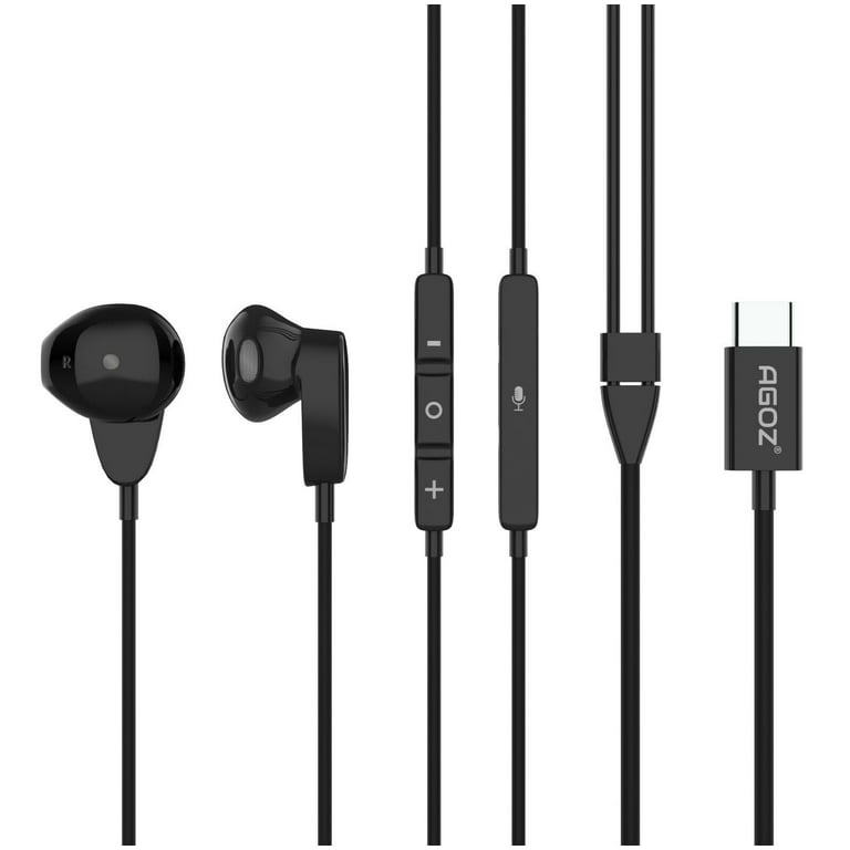 AGOZ USB C Wired Stereo Headset Headphones Type C Earbuds for Google Pixel 7, 7a, 6, 5, 4XL, 4, 3 XL, 3, 2, OnePlus 11, 10, 9, 9, 8T, 8T+, 8 Pro, 7 Pro, Motorola Edge, ThinkPhone - Walmart.com