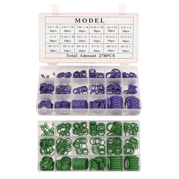 Kit De Juntas Tóricas, Kit De Juntas Tóricas De Goma Juntas Tóricas De Sello De Compresor Para Compresor De Aire Acondicionado Automotriz
