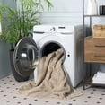 thumbnail image 4 of SAFAVIEH Easy Care Miraj Solid Machine Washable Area Rug, Sage, 6' x 9', 4 of 13