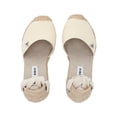 thumbnail image 4 of Alpargata Puntal De Plataforma Yute Con Listón 2 en 1 Lona Premium Beige Ajustable Para Mujer, 4 of 5
