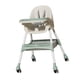 thumbnail image 5 of Silla alta para bebé, trona portátil, asiento compacto y ancho, actividades al aire libre, silla de comedor multifuncional para niños pequeños para , VERDE, 5 of 10