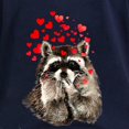 thumbnail image 3 of CafePress - Raccoon Blowing Kisses Cute Animal Love Long Sleev - Women's Long Sleeve Graphic Tee Casual Fit, 3 of 4