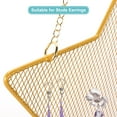 thumbnail image 3 of 1 Set Earring Holder Organizer Wall, Necklace Holder Hanging Earring Organizer Jewelry Organizer Wall with 7 Hooks for Earring Necklace Jewelry Wall Home Decoration, Stars, 3 of 6