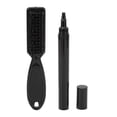 thumbnail image 1 of Crayon à barbe 2 en 1 pour homme, résistant à l'eau, 4 pointes, longue durée, avec brosse à barbe, noir, 1 of 4