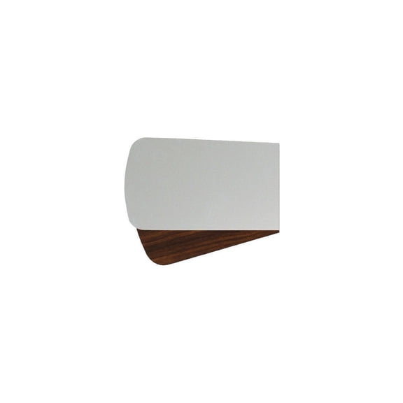 4256524121 Quorum Lighting Accessory - Type 1 Semi Square Blade-42 Inches Wide-Satin Nickel/Walnut Finish