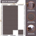 thumbnail image 2 of Piso para gimnasio Maziloxe, 18 piezas de losetas de espuma EVA de 32 x 32 x 1 cm, 2 of 8