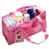 Mummy Bottle Storage Multifunctional Separate Nappy Maternity Bag Pink