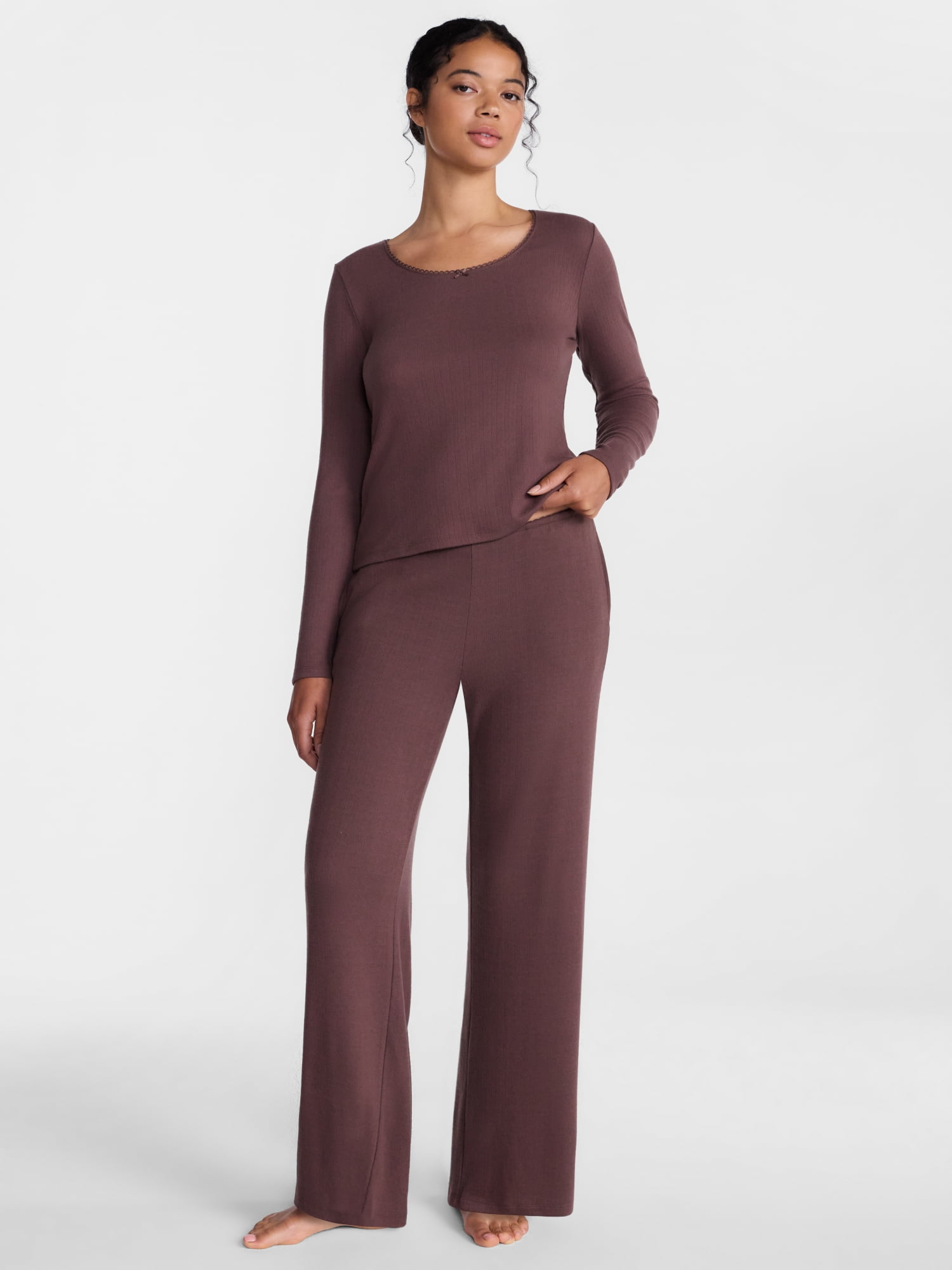 Joyspun Women’s Pointelle Sleep Top Sizes XS-2X