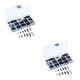 thumbnail image 1 of Kit surtido de tornillos de nylon Moyic 260 piezas con caja de almacenamiento negro 2Conjunto, 1 of 6