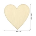 thumbnail image 2 of MERRYHAPY Natural Log Slices Beige Heart Cutouts for Scrap Booking and Sign Making 50Pcs, 2 of 4