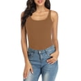 thumbnail image 3 of Débardeur pour Femme avec Soutien-Gorge Intégré, Camisole à Larges Bretelles Ajustables, Tricot de Coton, 3 of 6
