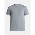 thumbnail image 5 of George Men's & Big Men's Crewneck Pocket Tee with Short Sleeves, Size XS-3XL, 5 of 5