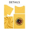 thumbnail image 6 of XCHQRTI 4th of July Daisy Women Plus Size Tshirts Graphic USA Casual Tees, 6 of 6